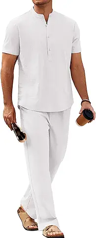 Men's Linen Casual Set