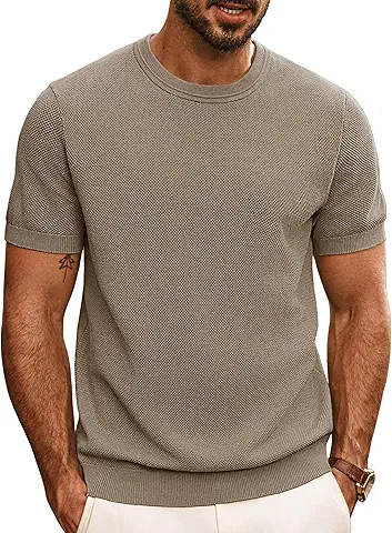 Men's Short Sleeve Knit T-Shirt