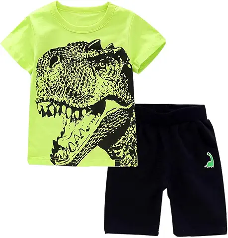Kids Dinosaur T-Shirt & Shorts Set