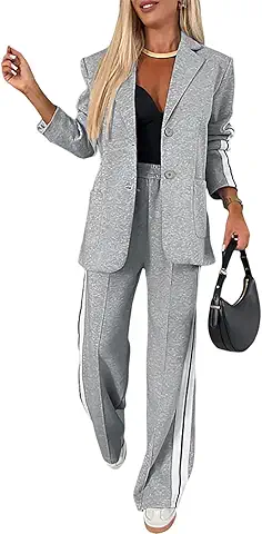 Women's Casual Blazer & Pants Set