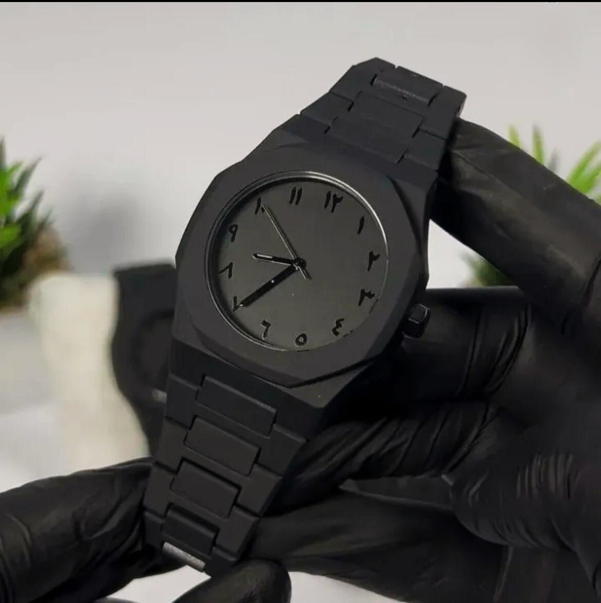 Arabic Aura Watch – Bold Black Edition