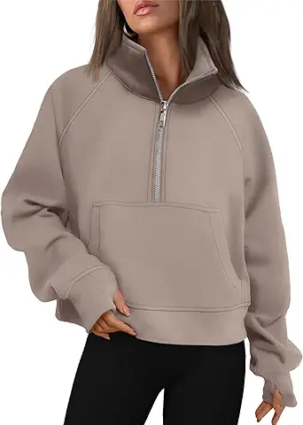 Half-Zip Pullover Sweatshirt