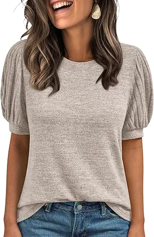 Puff Sleeve Casual Top