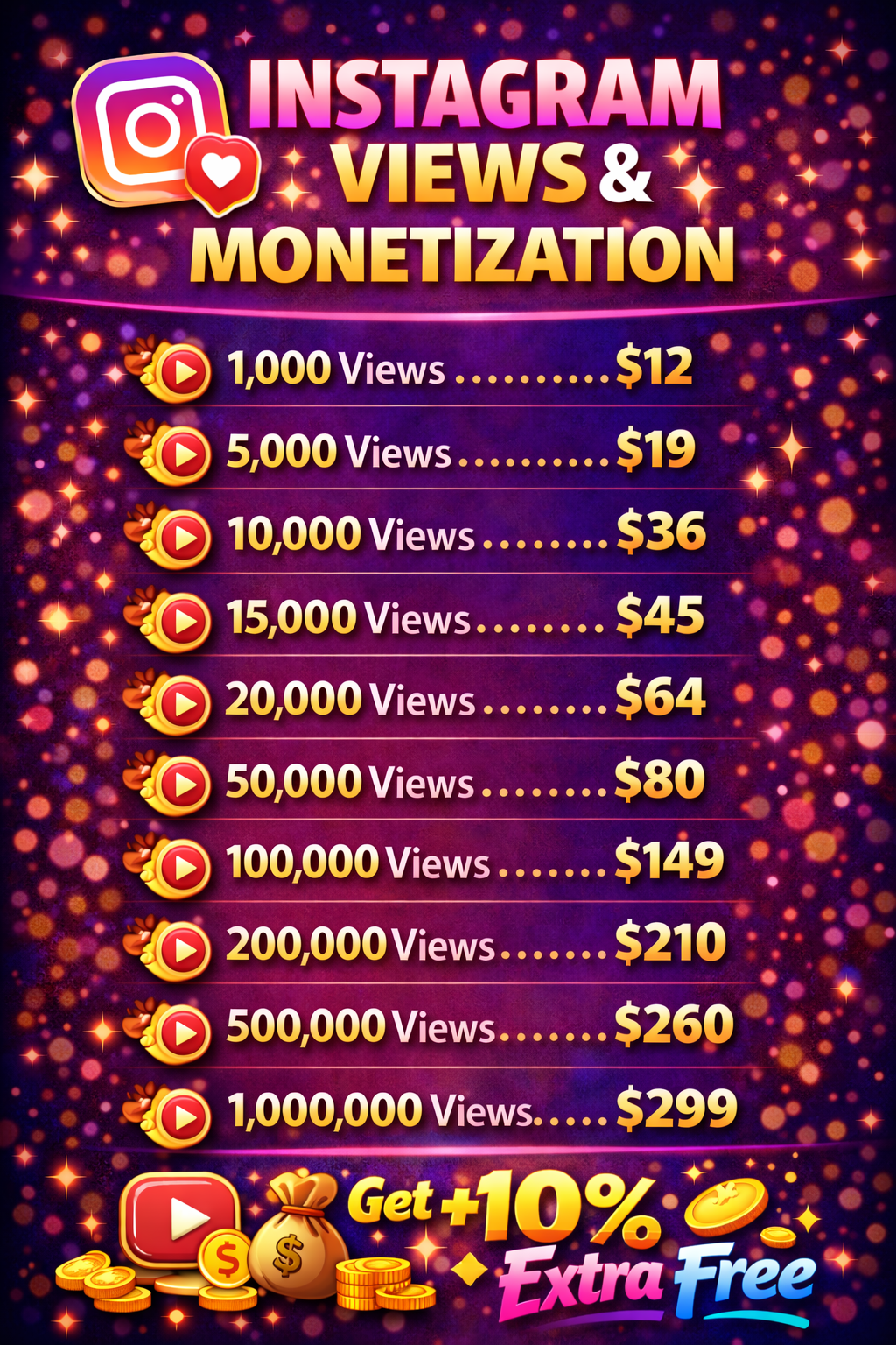 Instagram Views & Monetization