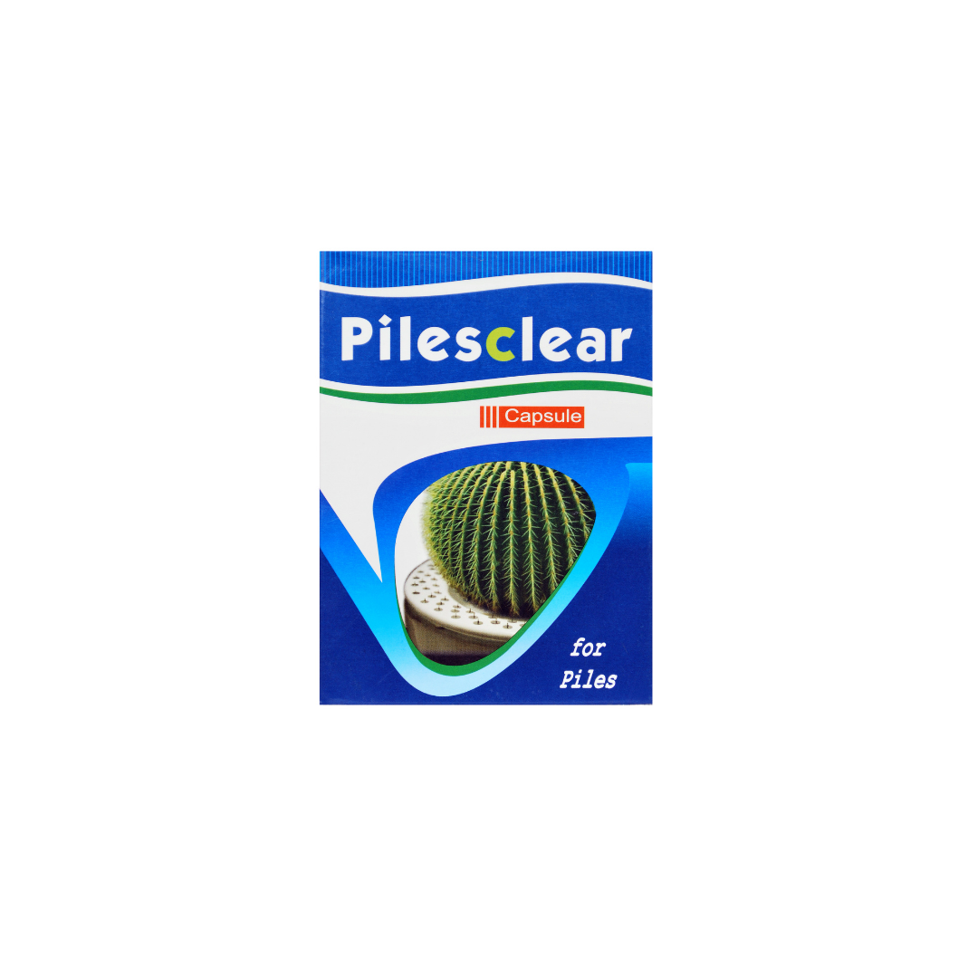MAHARSHI CHYAVANA Pilesclear Ayurvedic Capsules for Piles & Fissure Relief -20Capsules