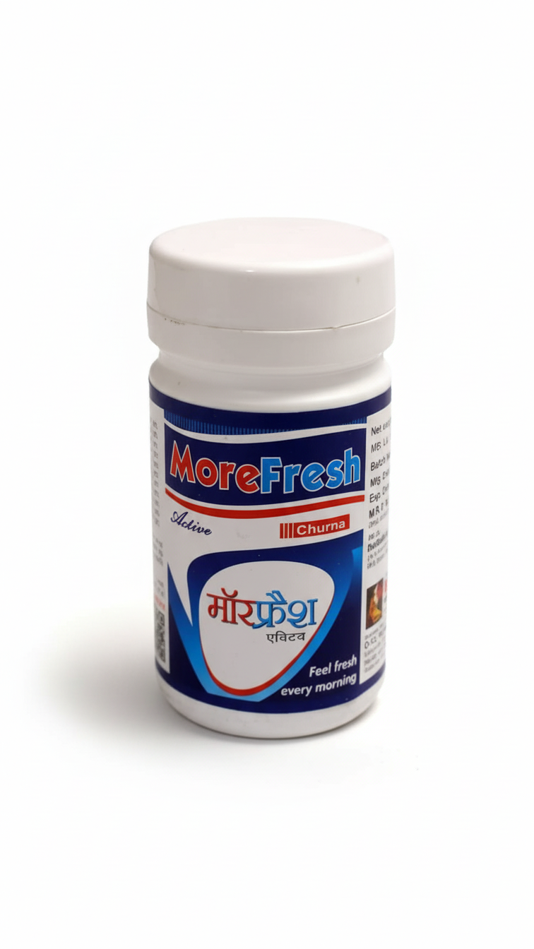 MAHARSHI CHYAVANA More Fresh Churna | Ayurvedic Digestive Laxative for Acidity, Gas, & Constipation Relief | 70g 