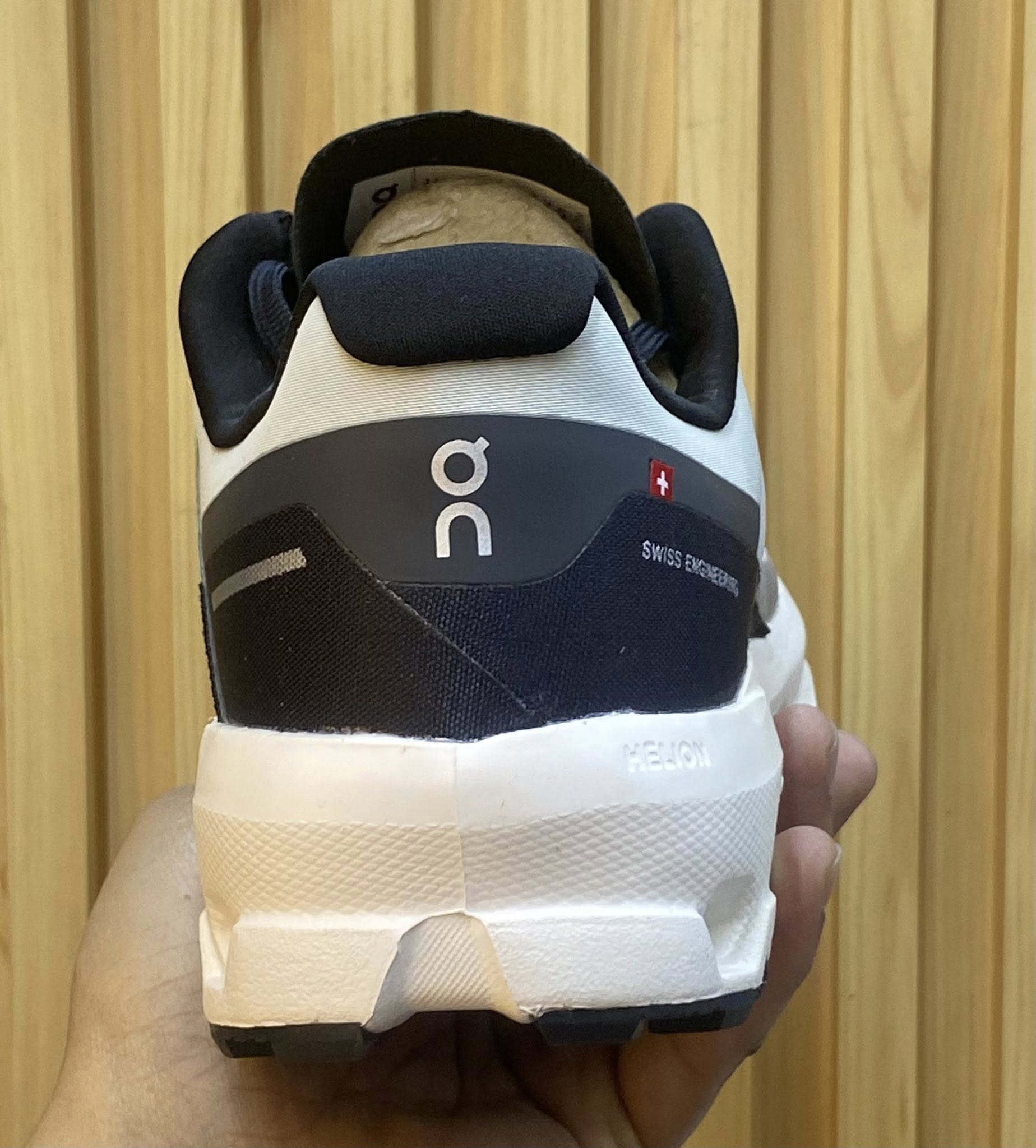 On Cloudvista 2 White Black Sneakers