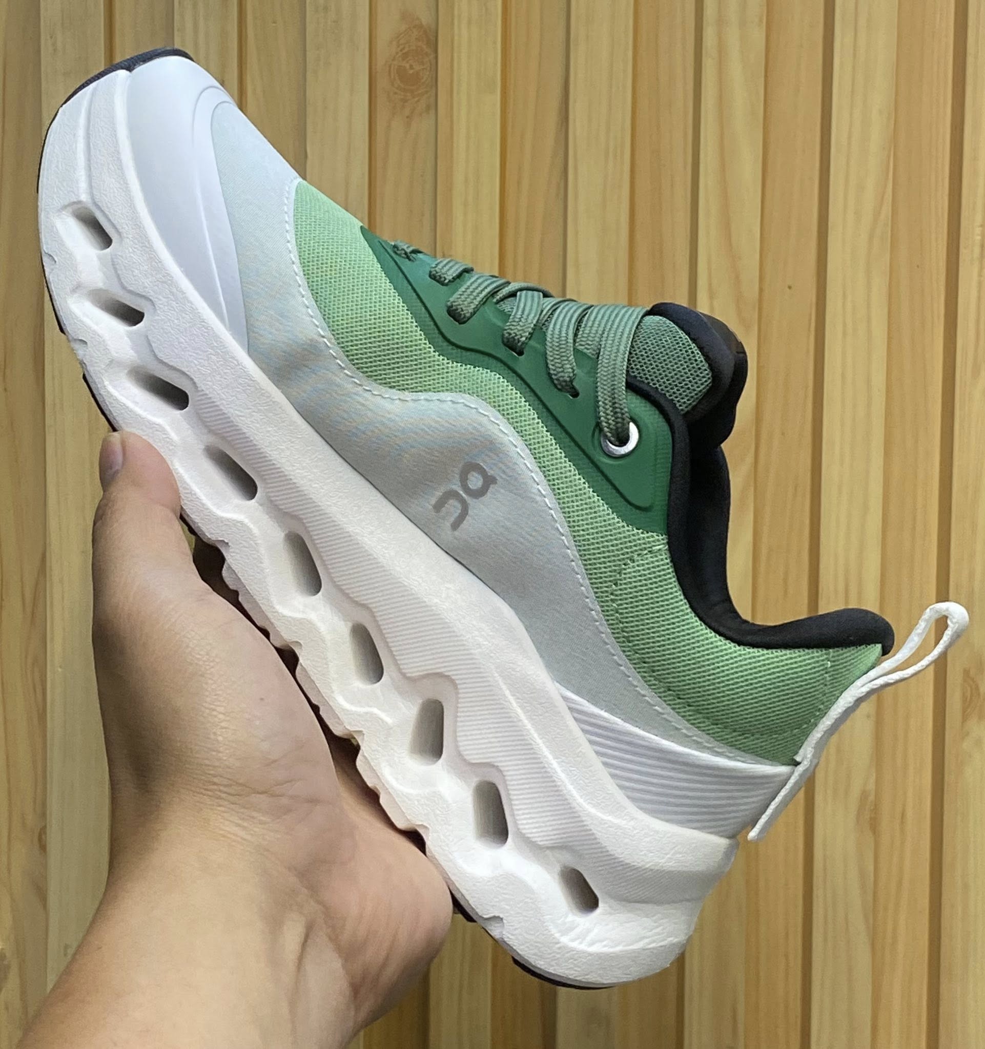 On x Loewe Cloudtilt 2 White green Sneakers