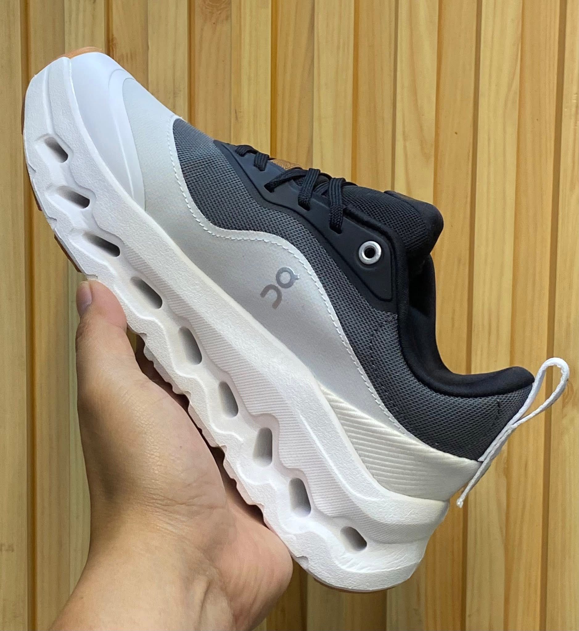 On x Loewe Cloudtilt 2 White Black Sneakers