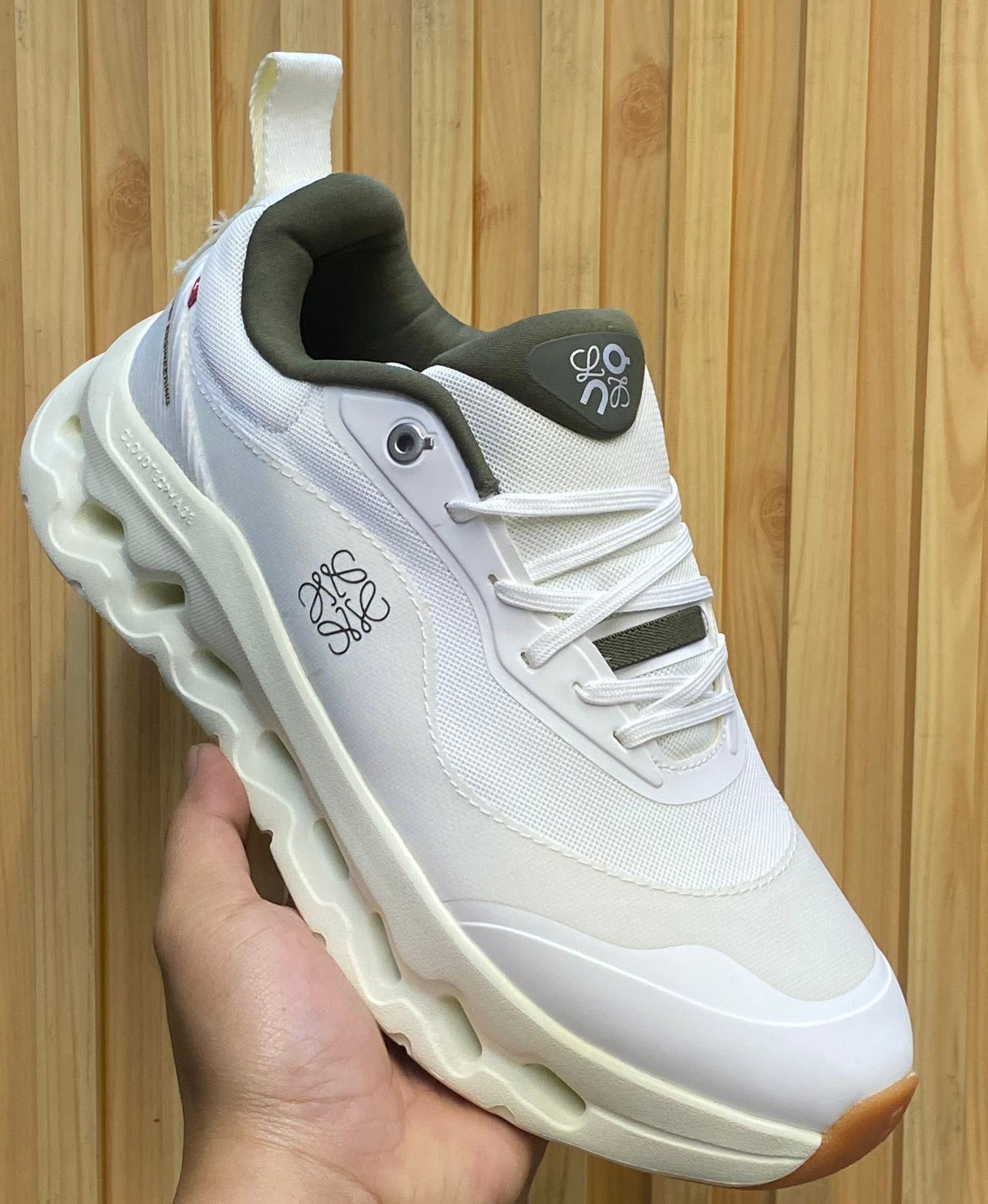 On x Loewe Cloudtilt 2 White green Sneakers