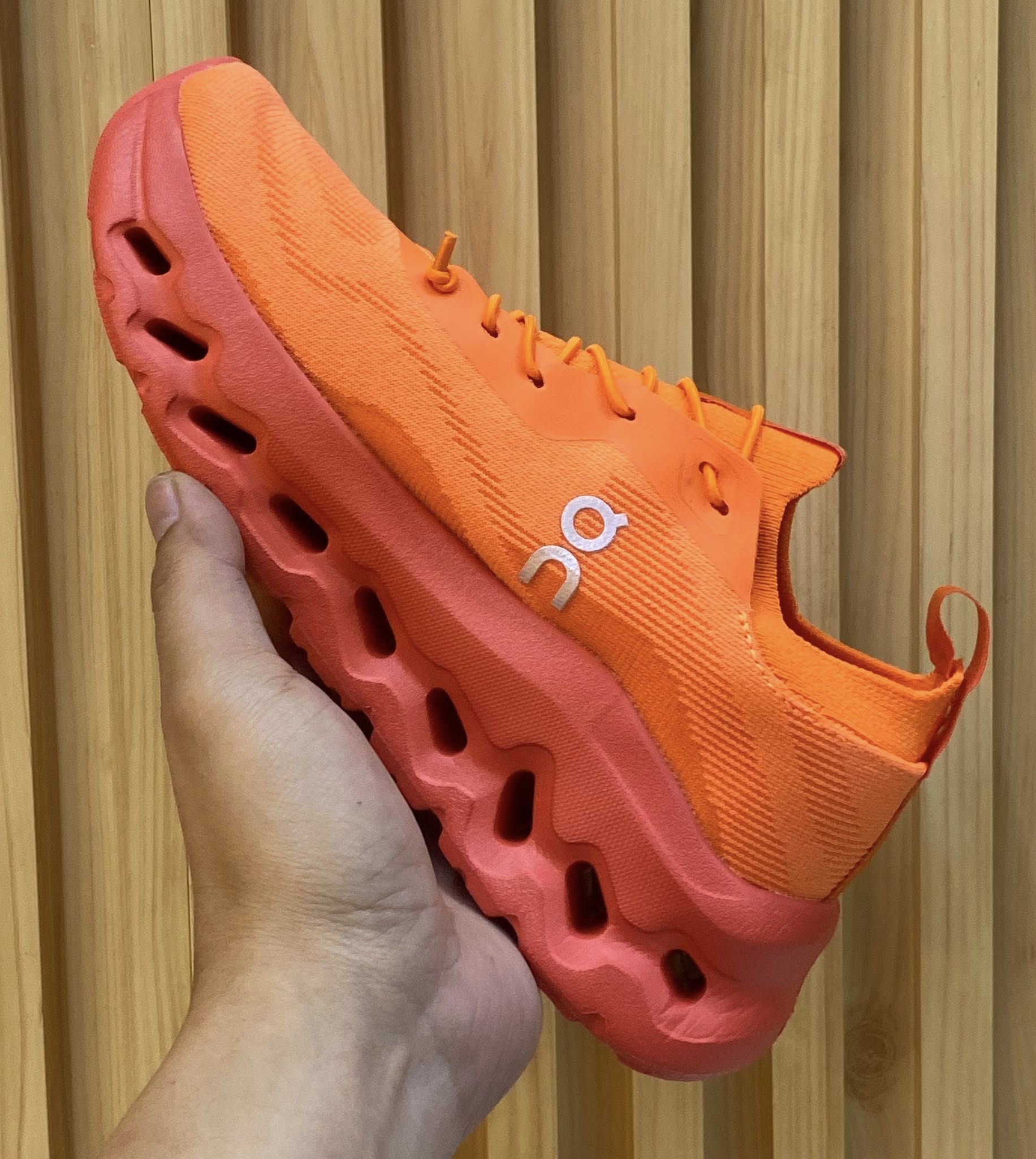 On x Loewe Cloudtilt Orange Sneakers