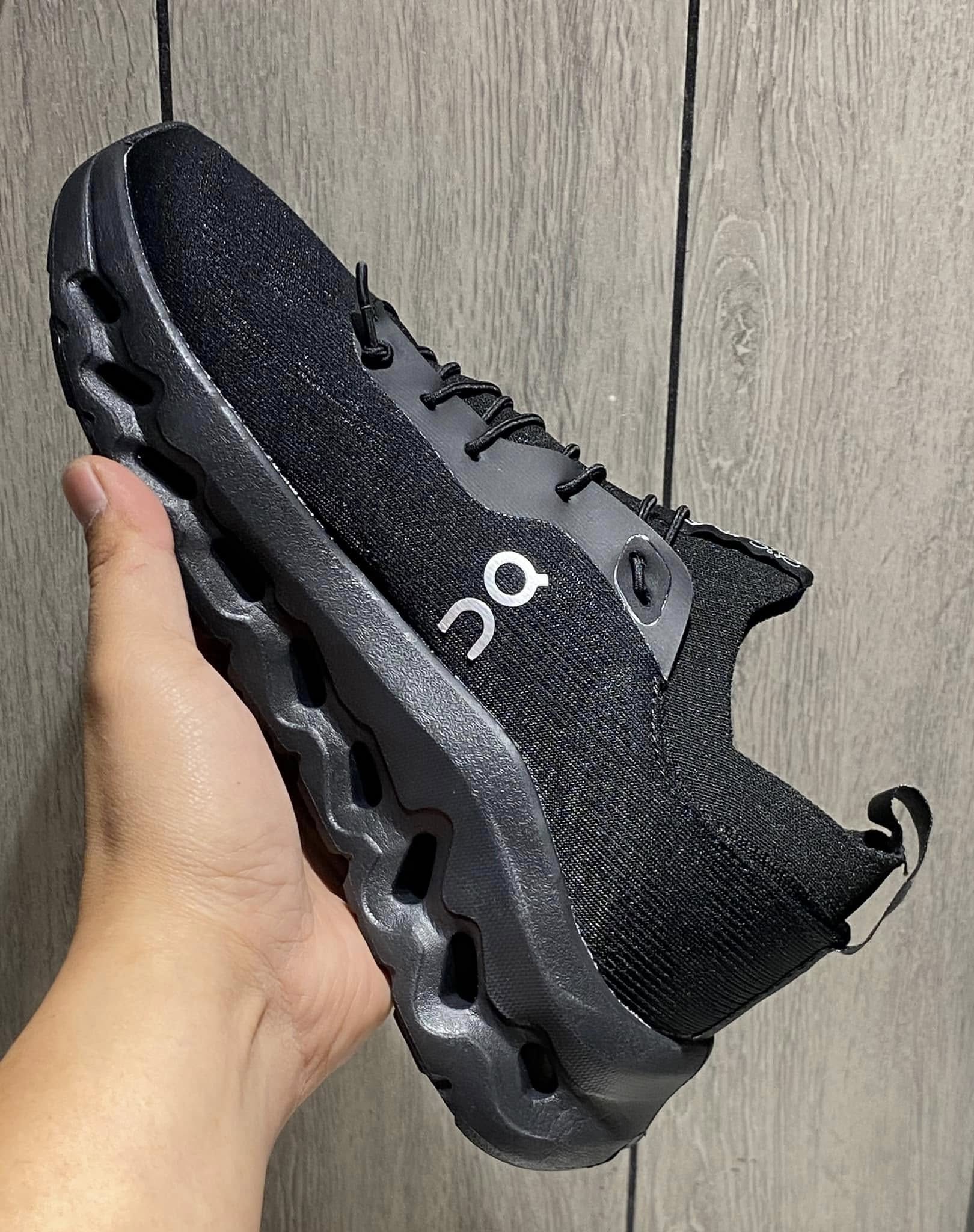 On x Loewe Cloudtilt All Black Sneakers