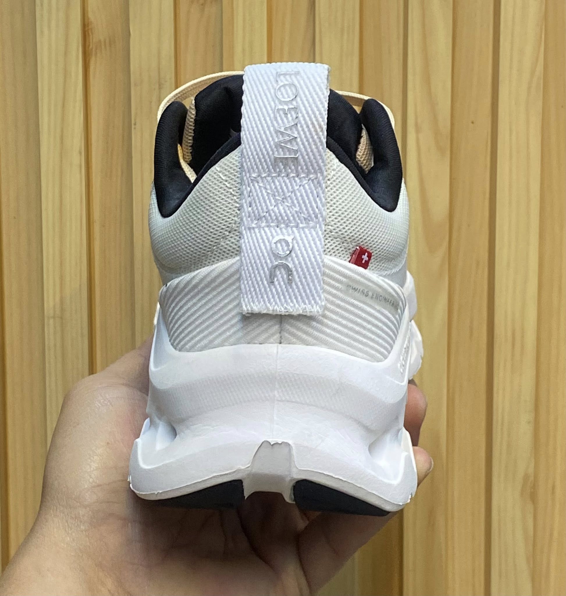 On x Loewe Cloudtilt 2 White Cream Sneakers