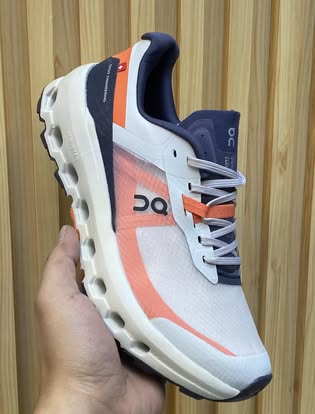 On Cloudvista 2 White Orange Sneakers