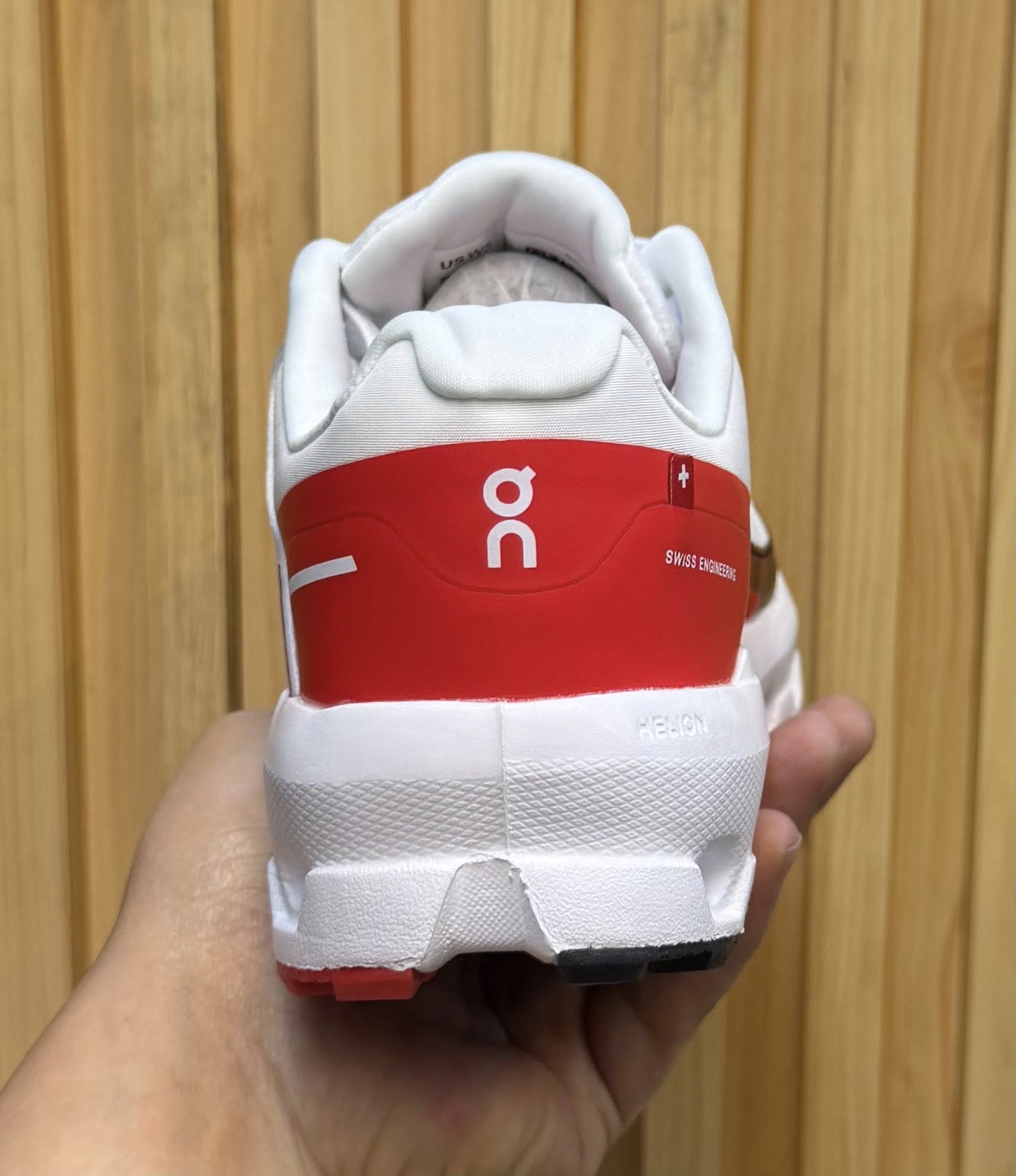 On Cloudvista 2 White Red Sneakers