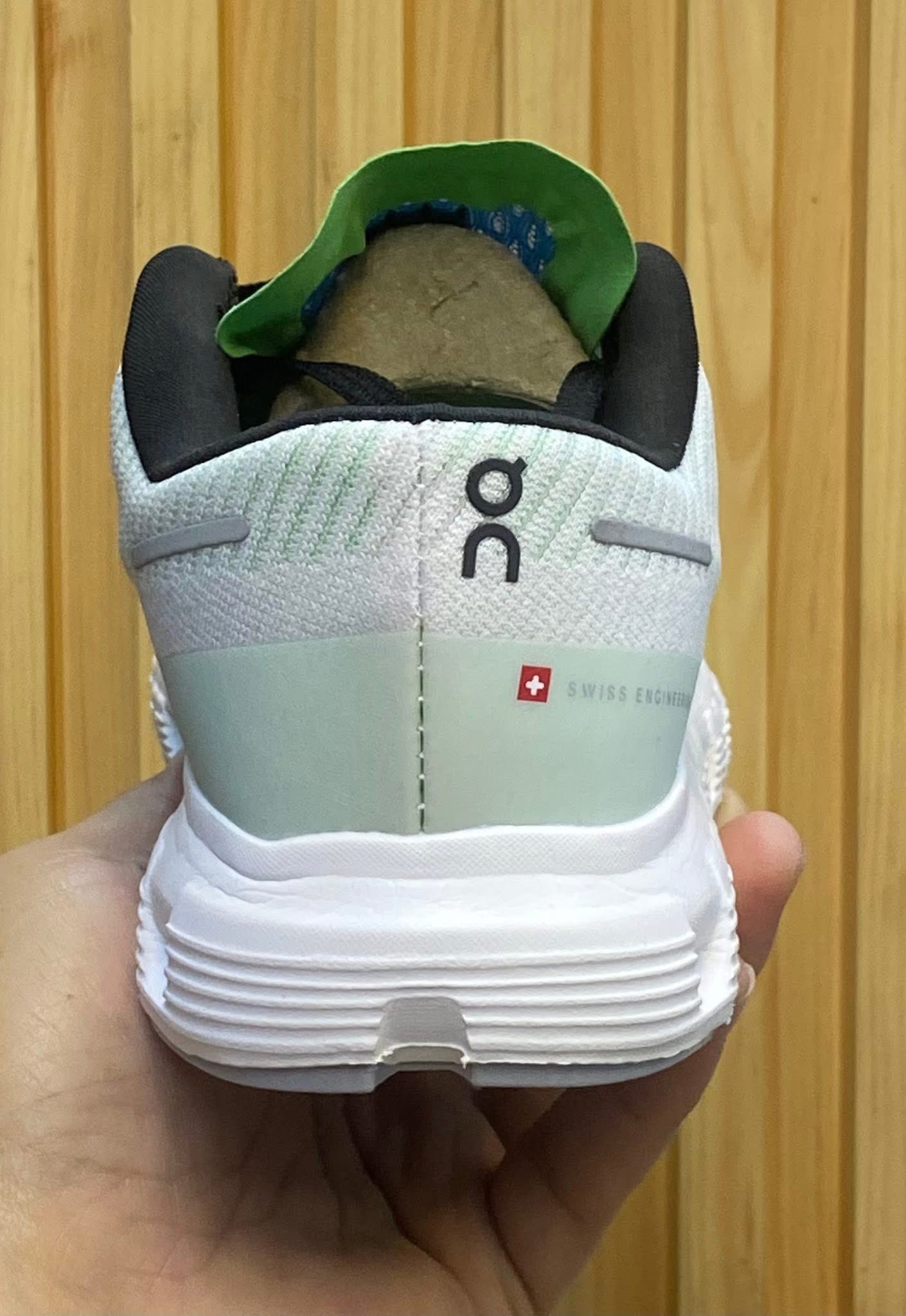 On Cloud 6 white green Sneakers