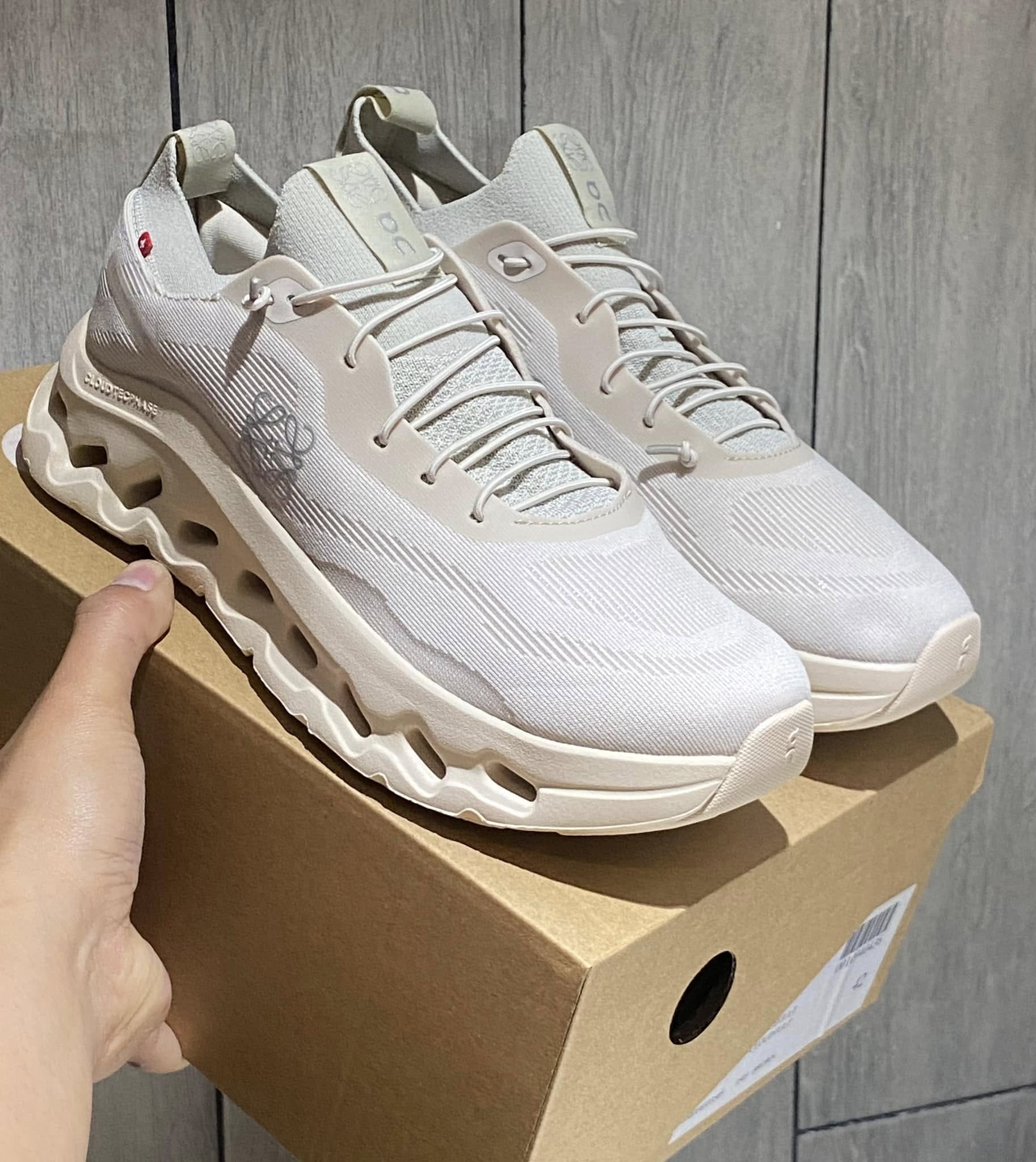 On x Loewe Cloudtilt Sand Sneakers