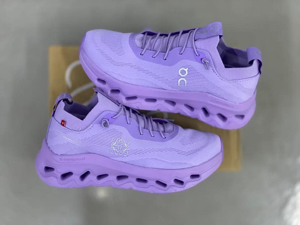 On x Loewe Cloudtilt Purple Rose Sneakers