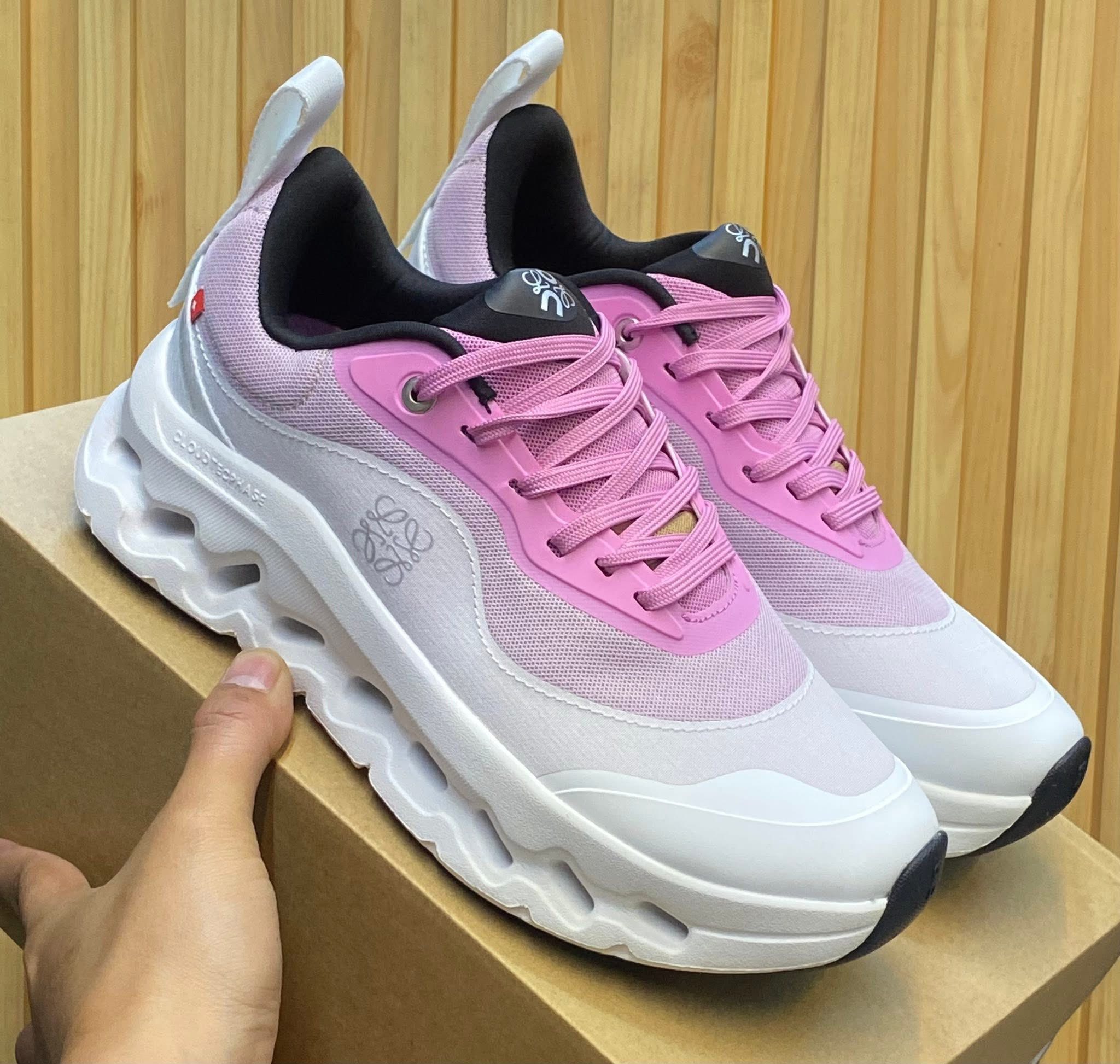 On x Loewe Cloudtilt 2 White Black Sneakers