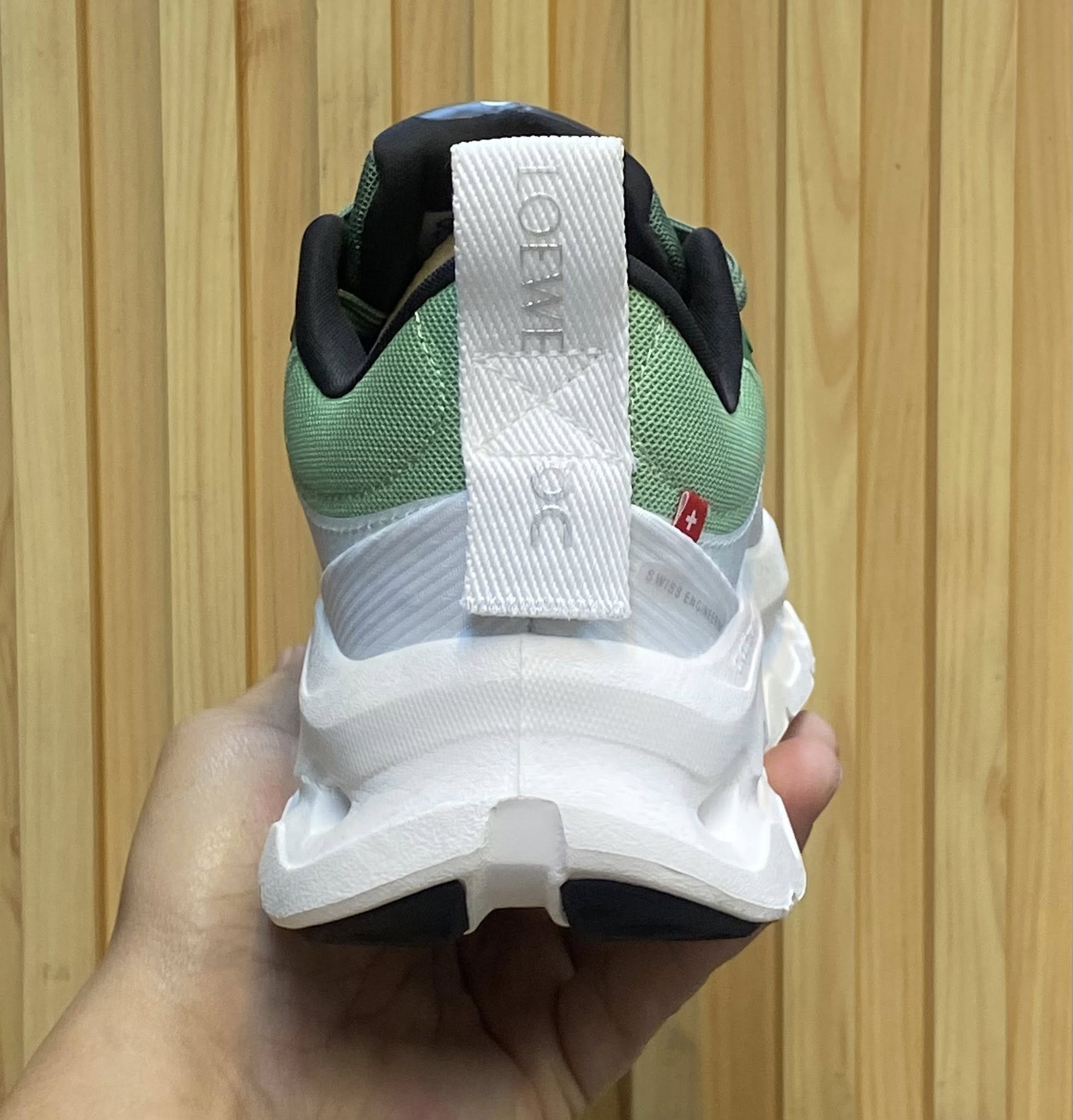 On x Loewe Cloudtilt 2 White green Sneakers