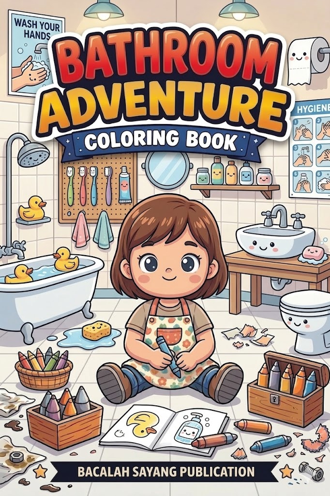 BATHROOM ADVENTURE COLORING BOOK