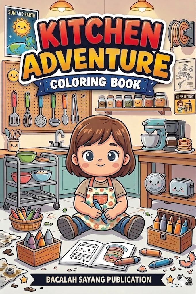 KITCHEN ADVENTURE COLORING BOOK