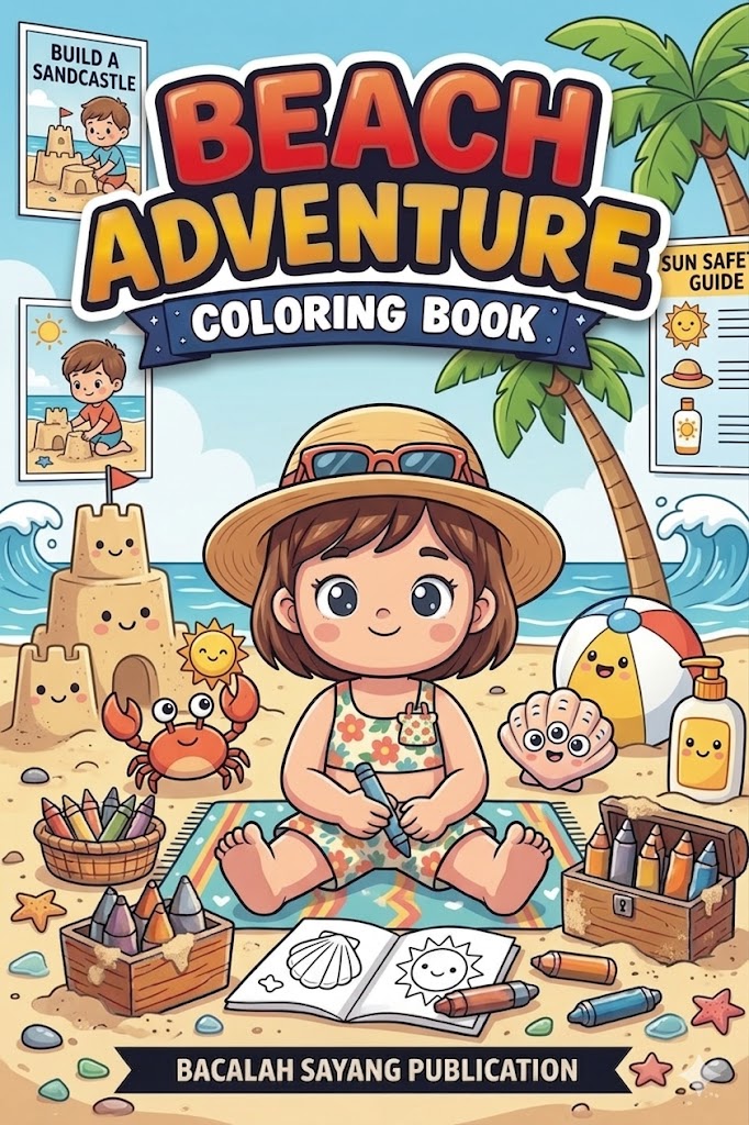 BEACH ADVENTURE COLORING BOOK