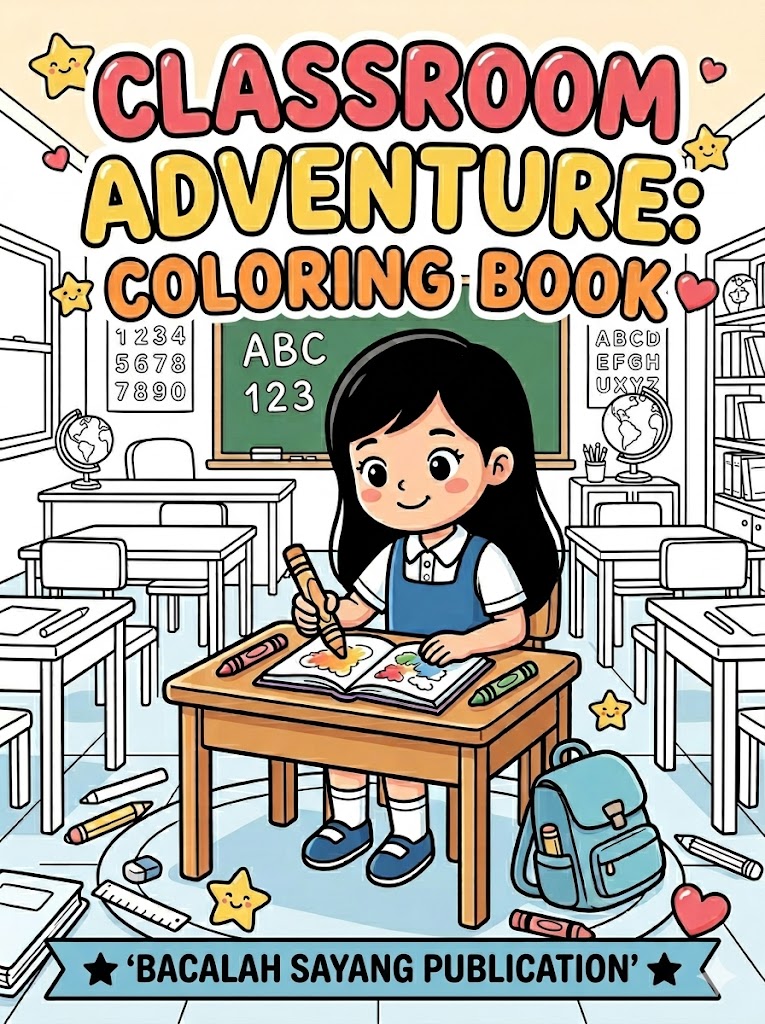CLASSROOM ADVENTURE COLORING BOOK
