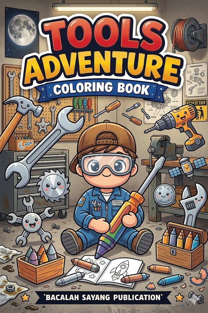 TOOLS ADVENTURE COLORING BOOK