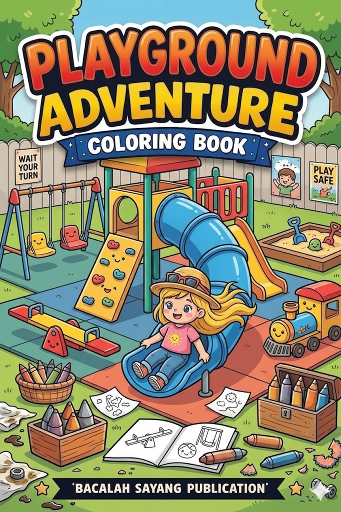 PLAYGROUND ADVENTURE COLORING BOOK