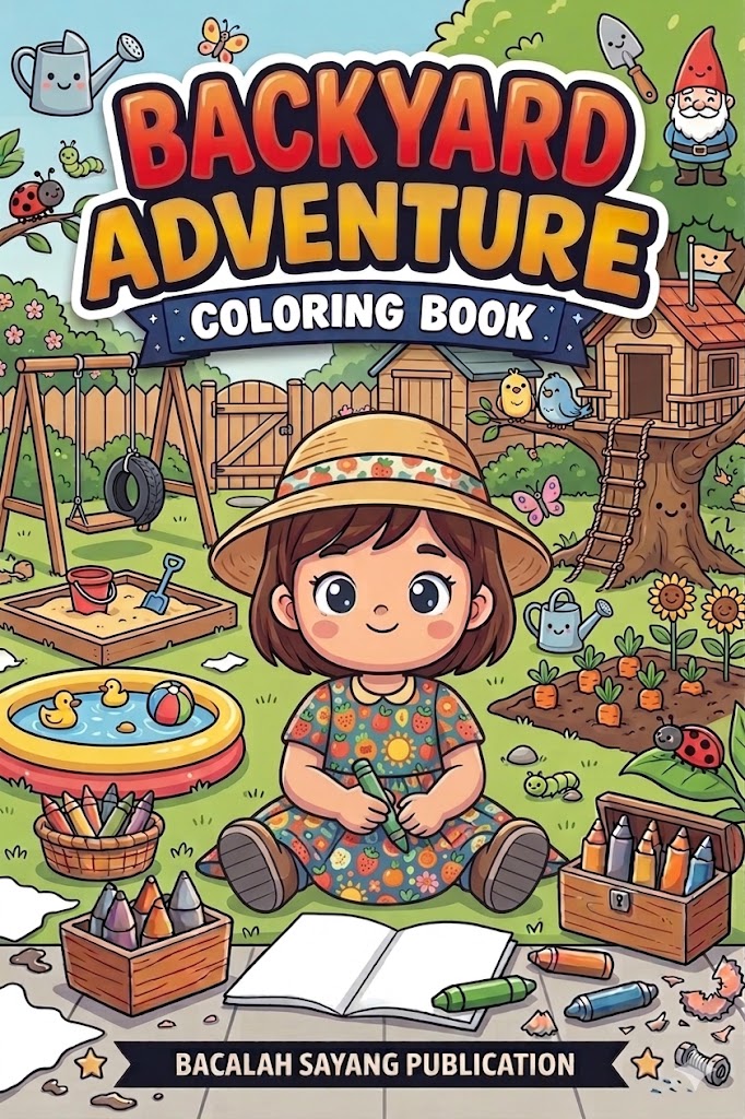 BACKYARD ADVENTURE COLORING BOOK