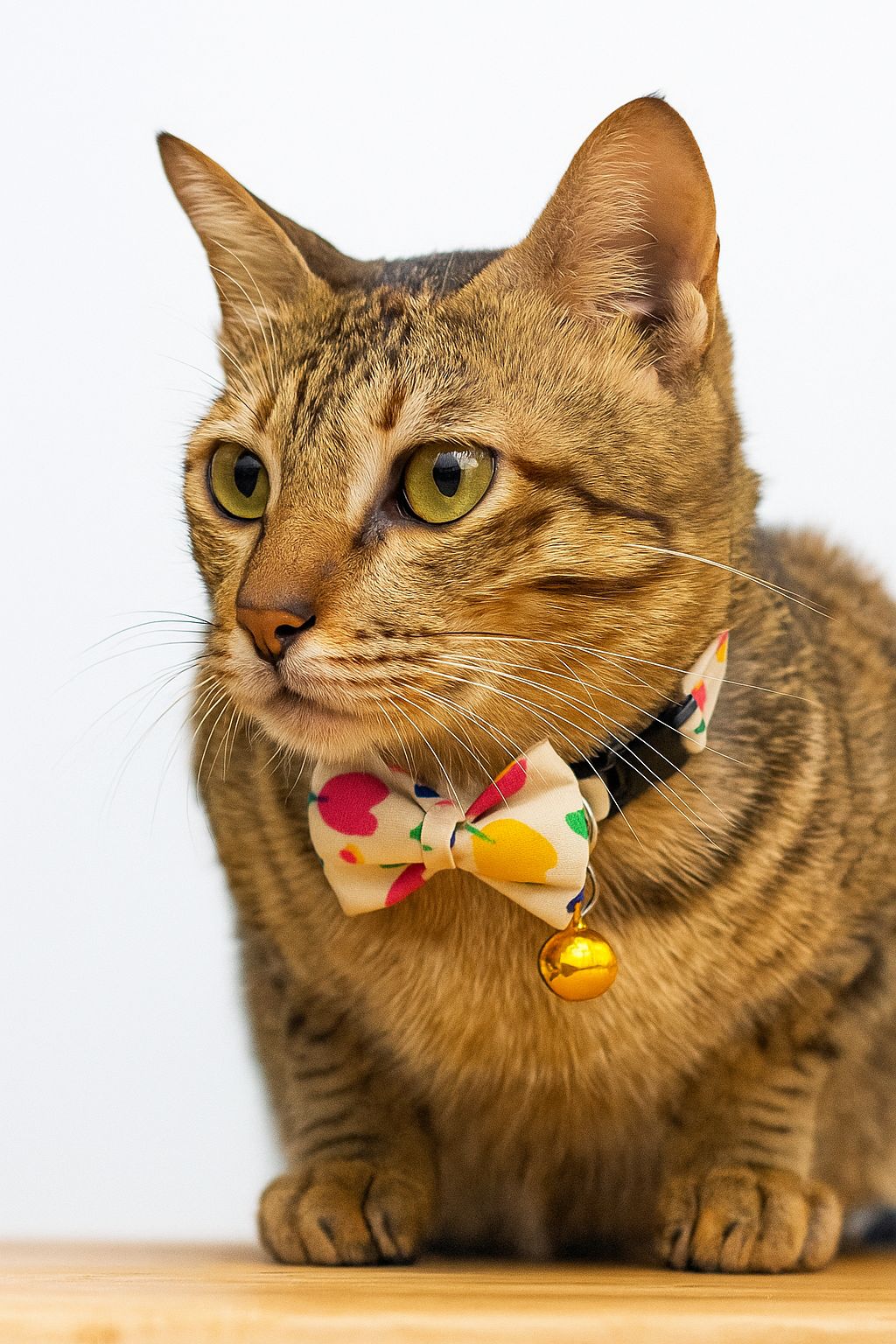 Soft Bloom Handmade Cat Collar with Bow