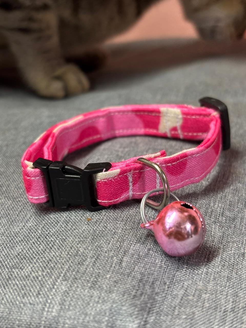 Candy Floss Handmade Cat Collar