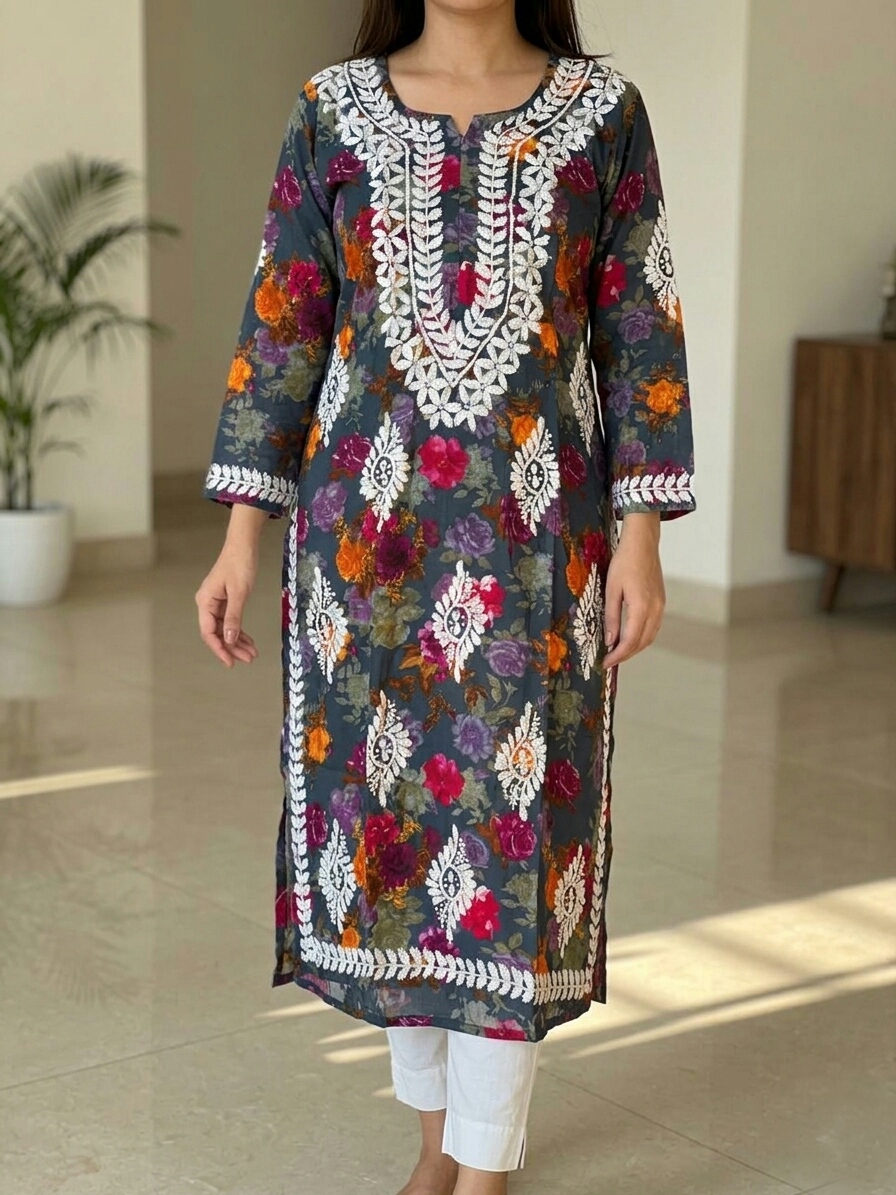Floral Printed Kurti