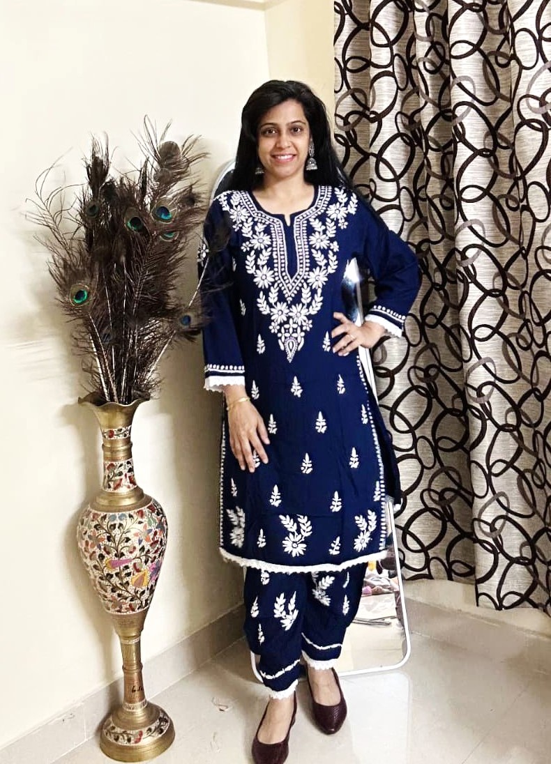 Modal Embroidered Co-ord Set