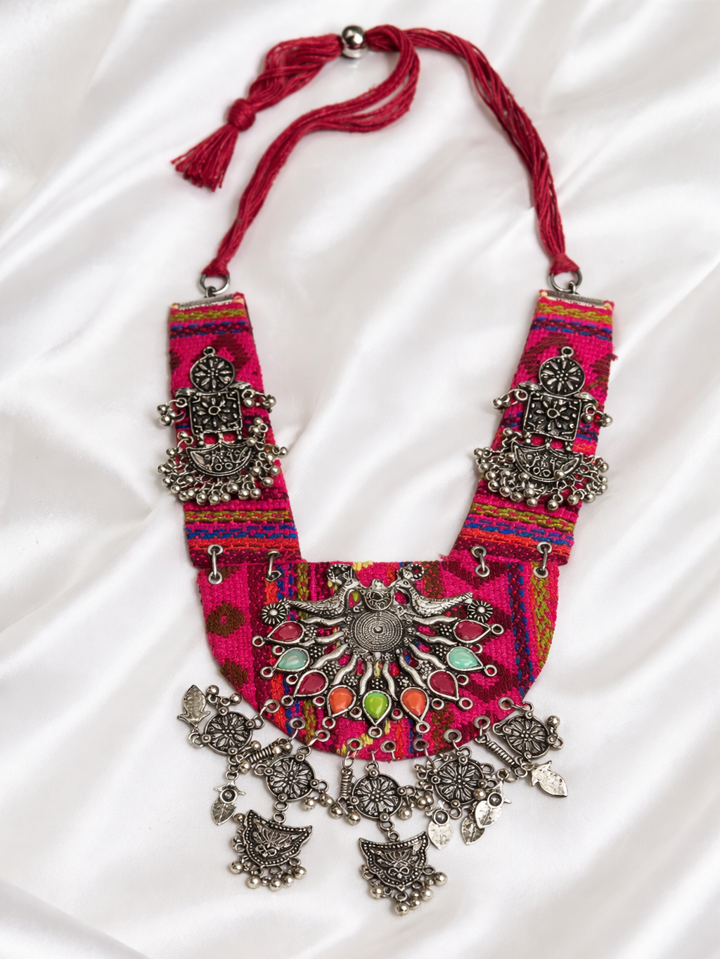 Boho Tribal Statement Necklace