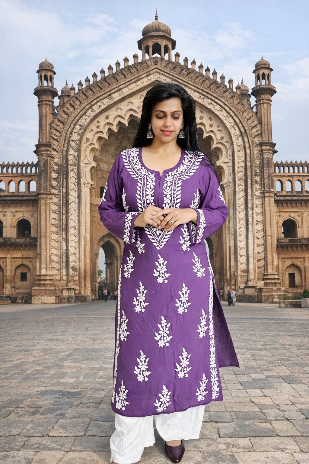 Rayon Embroidered Kurti