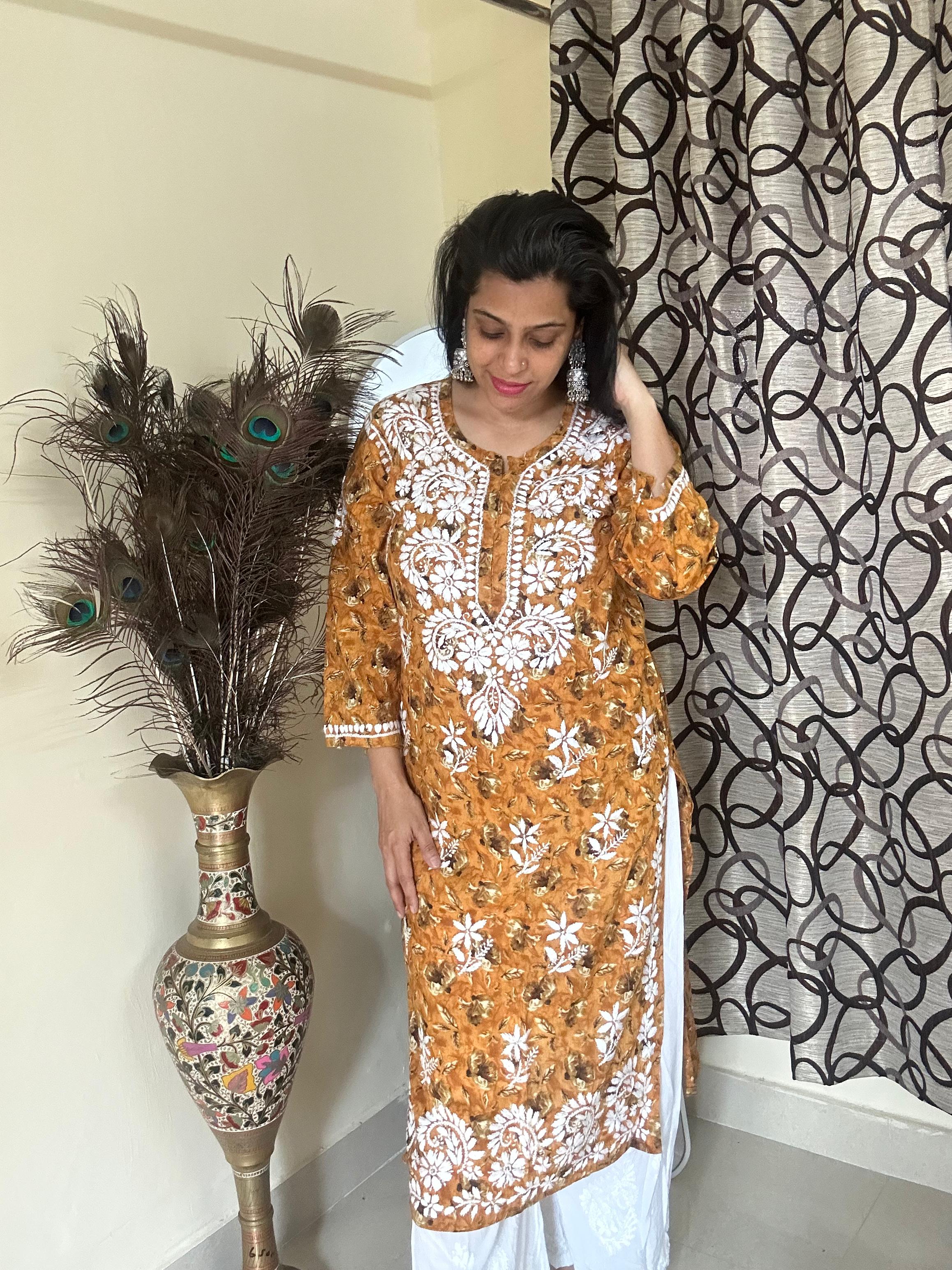 Embroidered Modal Kurti