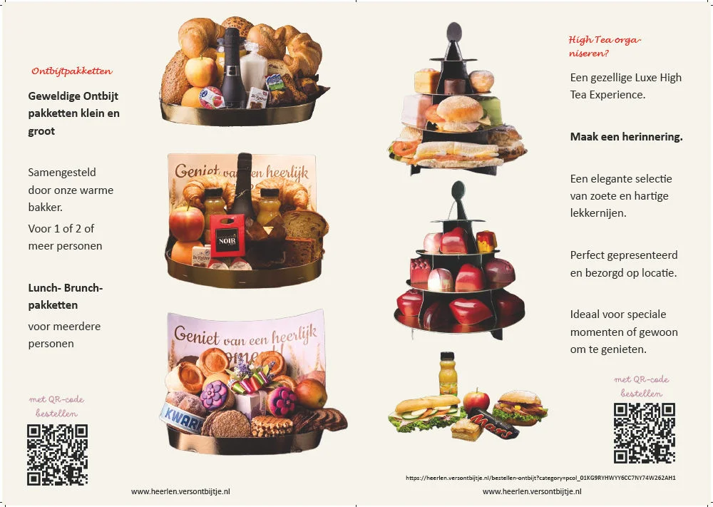 brochure 4x A4 per regio gedrukt