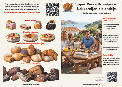 brochure 4x A4 per regio gedrukt