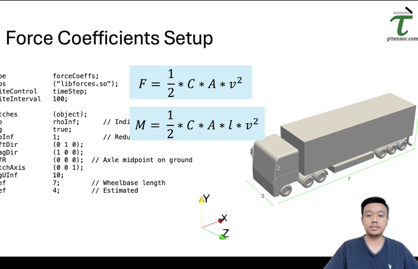 OpenFOAM Truck Aerodynamics Case Study (tutorial & template)
