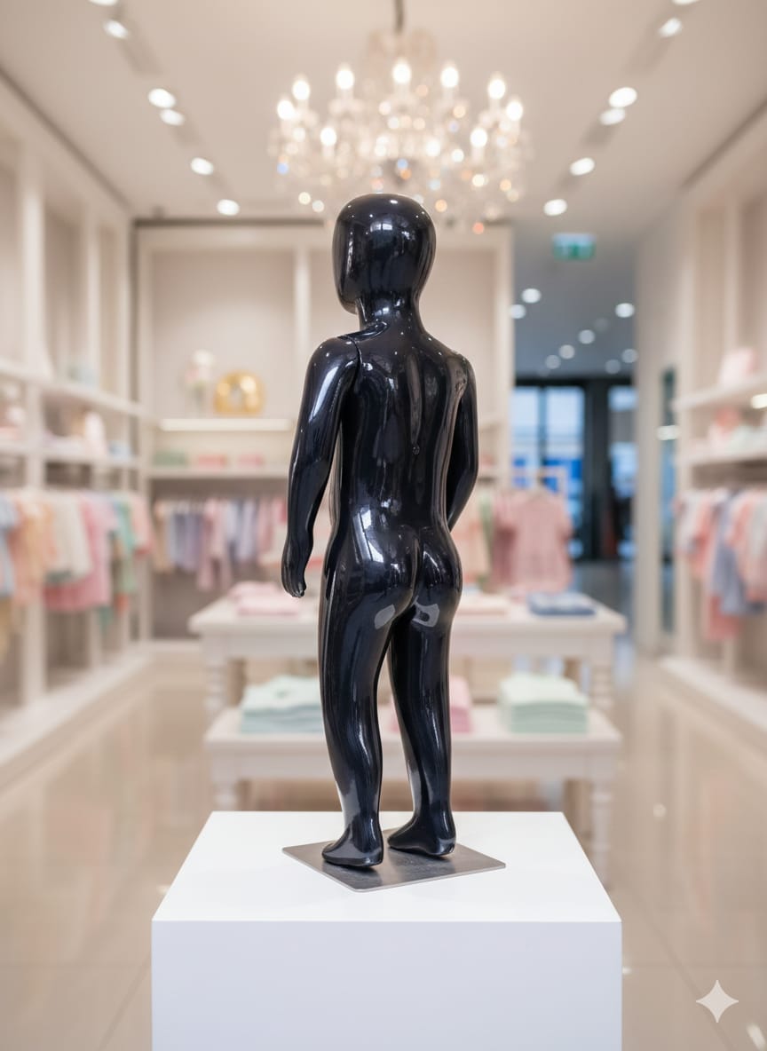 Manequim Smart Bebê Face Ovo Unissex Brilho