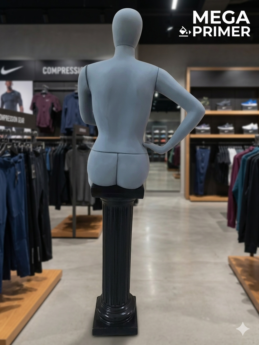 Mannequim Feminina Sentada Aveludada