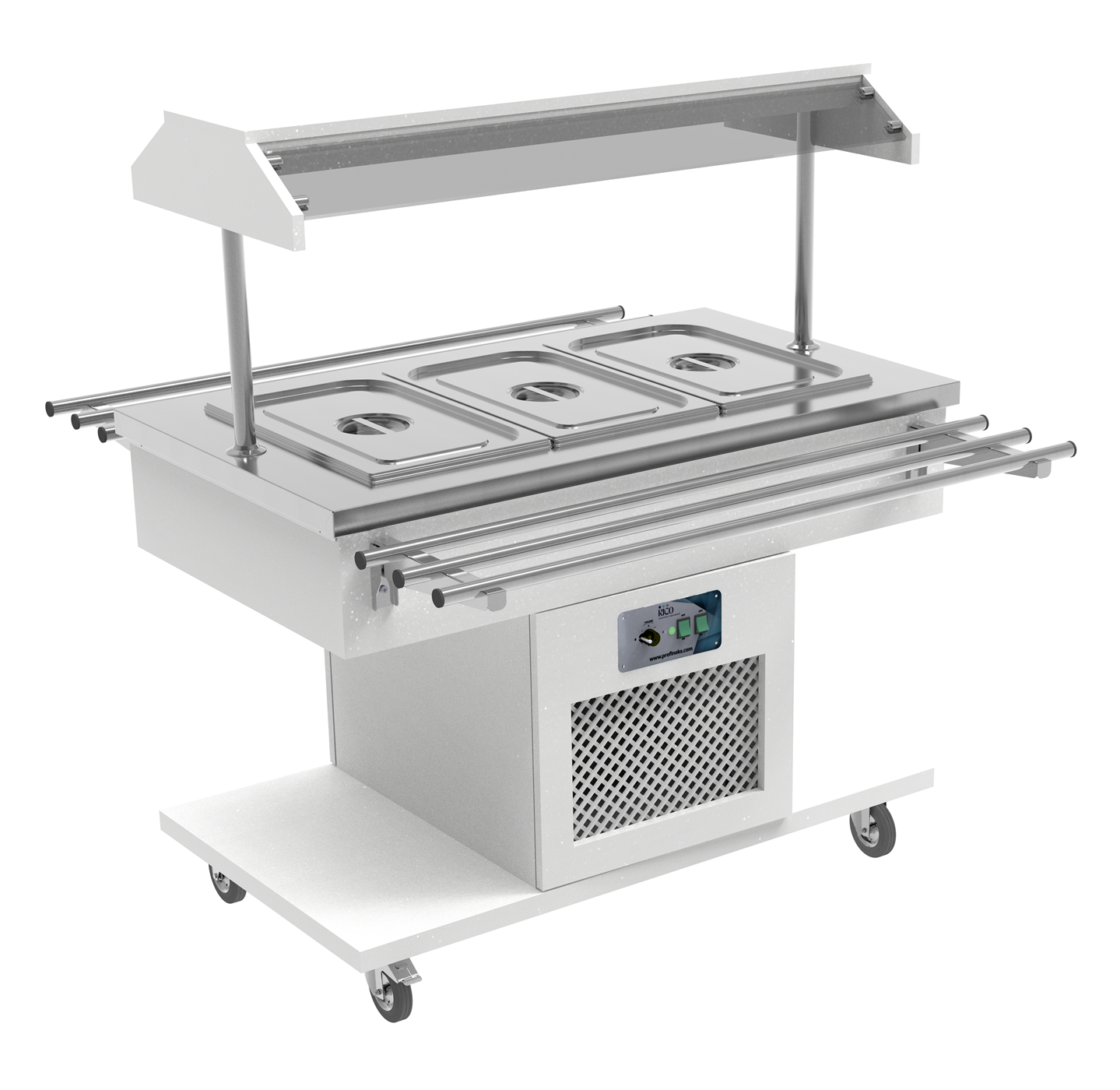 3xGn Salad Bar Soğutmalı / Orta Tip / Ahşap Kaplamalı