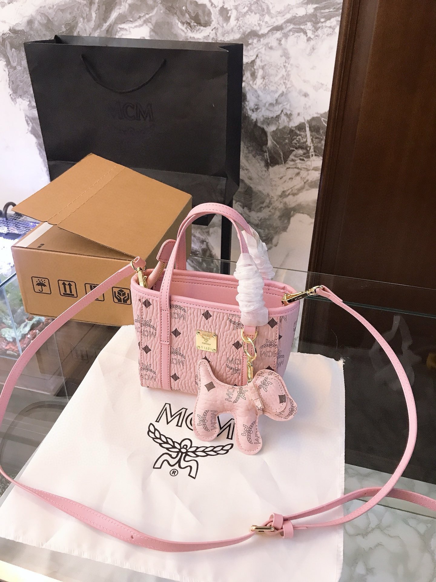 MCM Mini Bag Pink [504514]