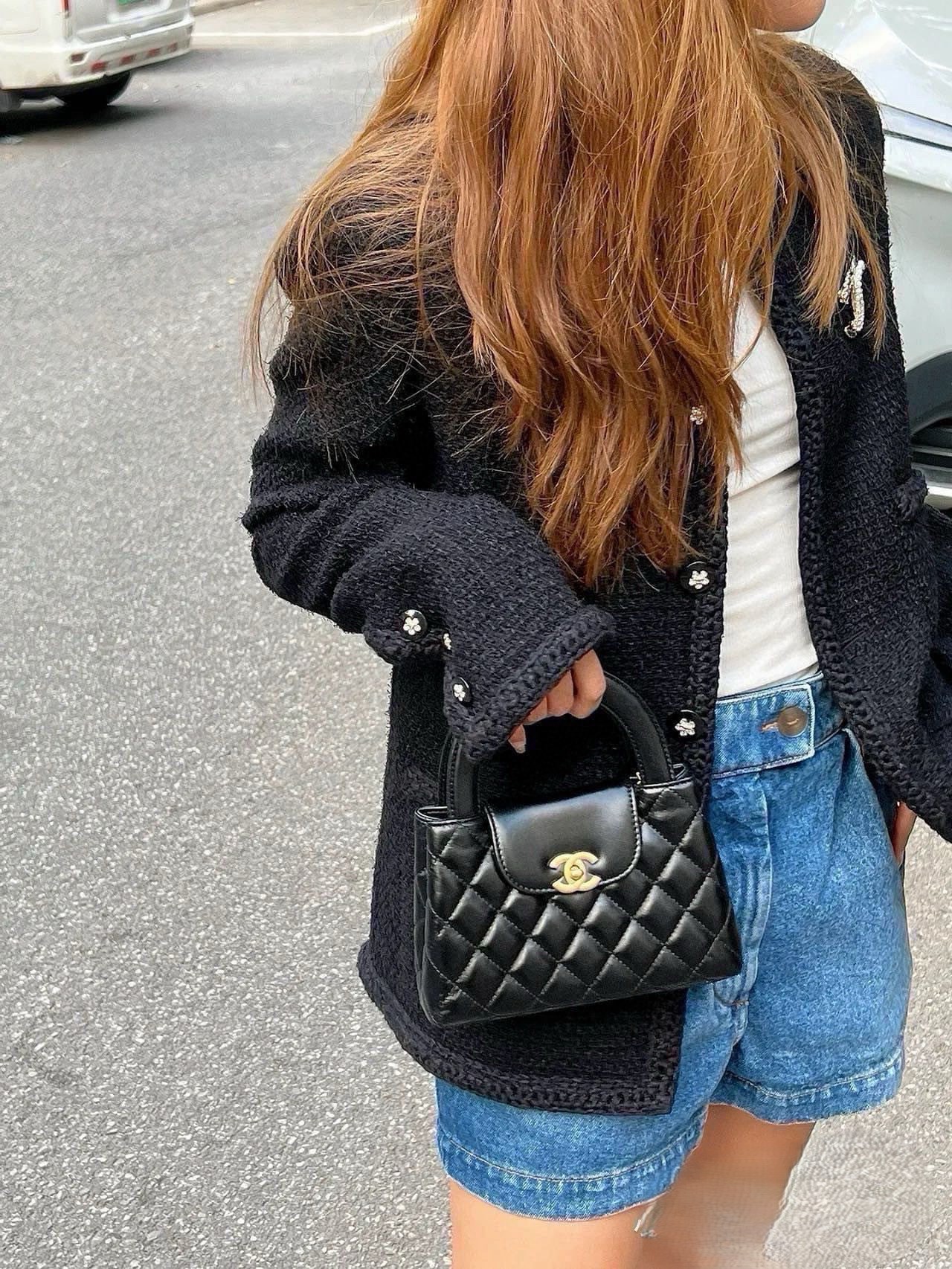 Chanel Mini Kelly Black [504036]