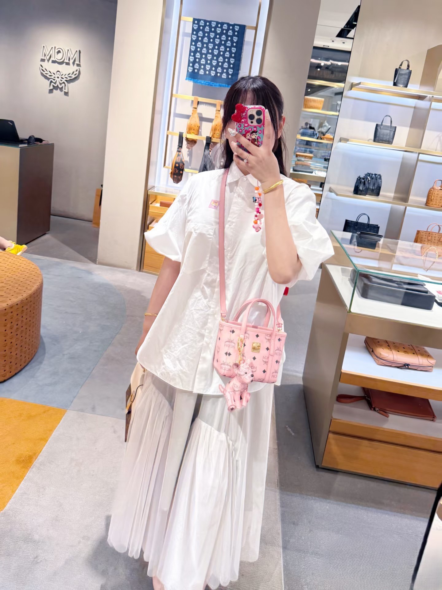 MCM Mini Bag Pink [504514]