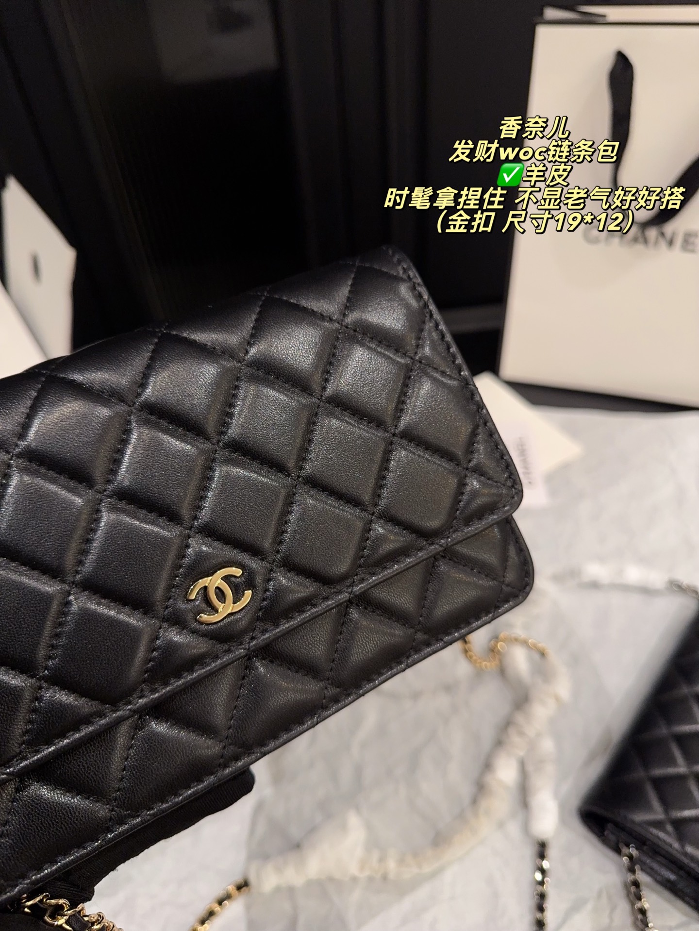 Chanel Wallet On Chain Black [503574]