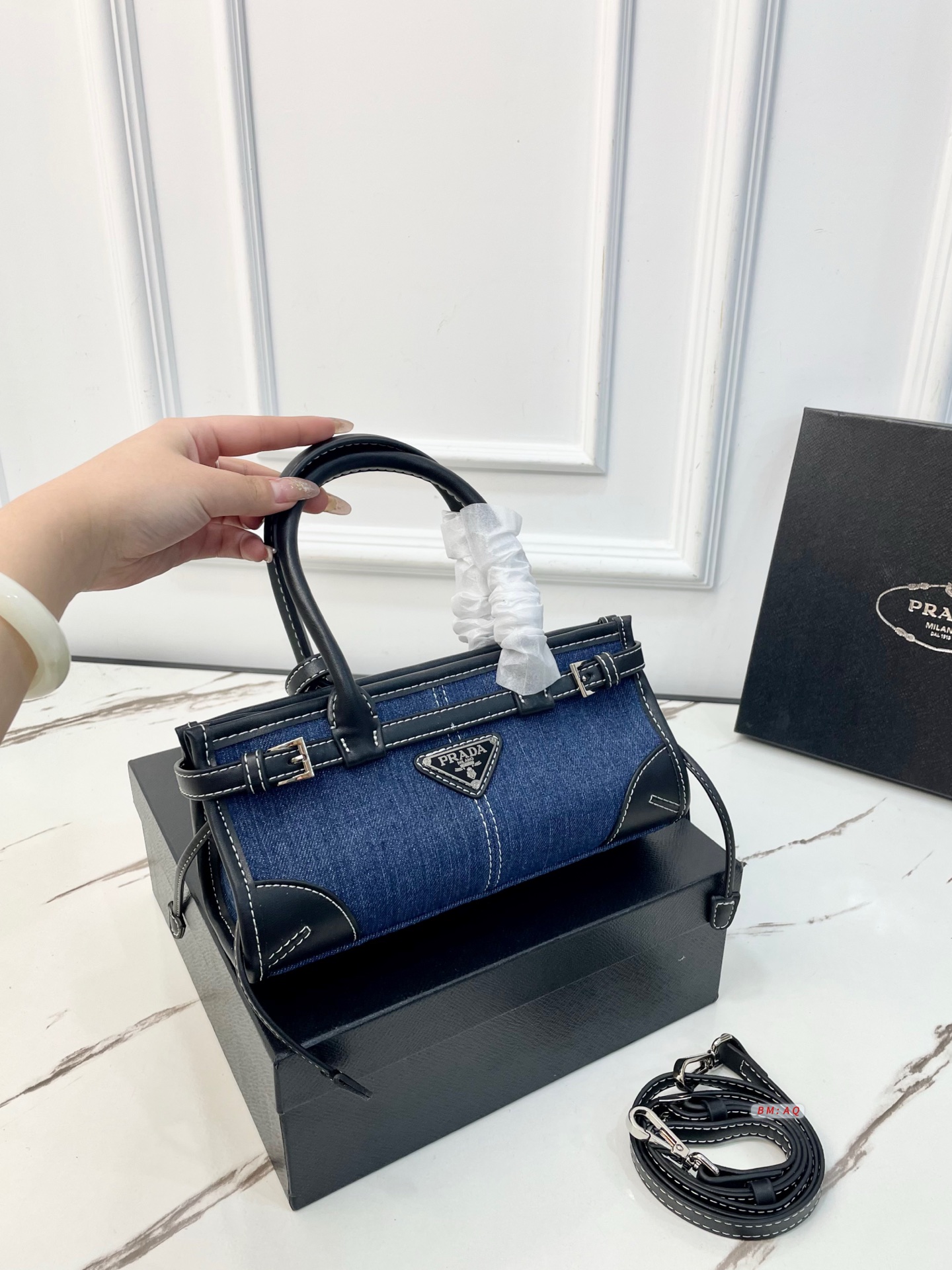 Prada Bonnie Blue & Brown [505100]