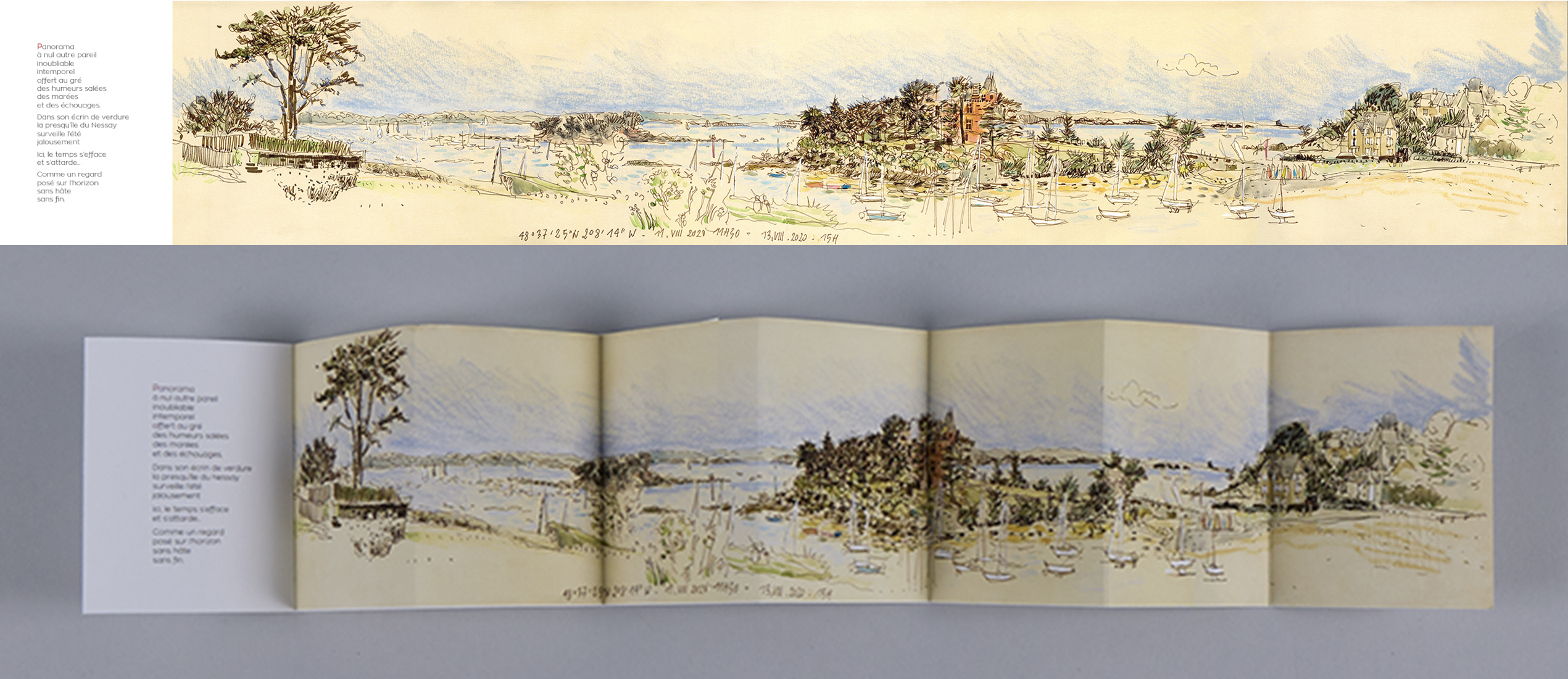 LEPORELLIMINI # 56 // Les Petits Riens de Saint-Briac sur mer. Vue sur la baie du Béchet